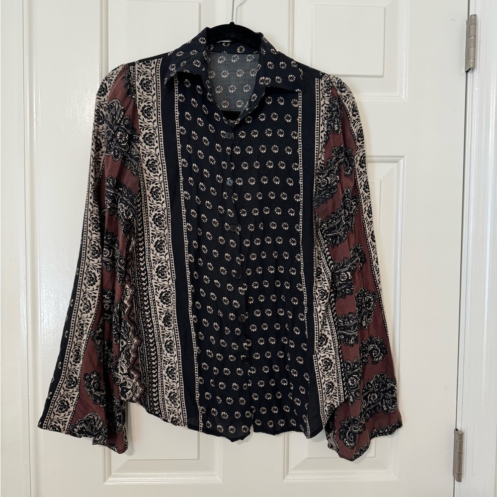 Novella Royale Button Down Shirt Blouse